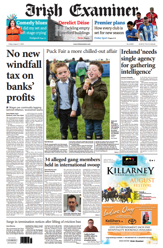 Carlow Nationalist — What The Papers Say: Friday’s Front Pages | Carlow ...